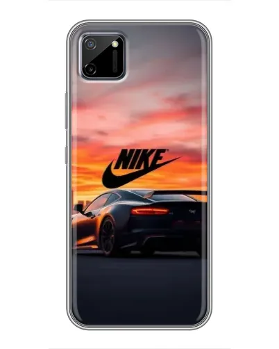 Чохол для Realme C11 з картинкою «Nike та суперкар»