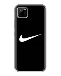 Чехол для Realme C11 с картинкой «Минималистический Найк»