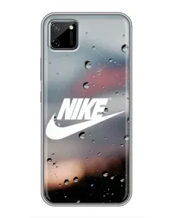 Чехол для Realme C11 с картинкой «Nike в стиле ретро»
