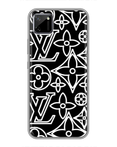 Чехол для Realme C11 с картинкой «Черно-белый узор LV» Чехол для Realme C11 с картинкой «Черно-белый узор LV»