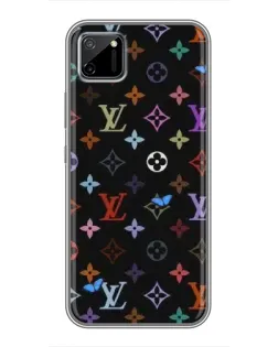 Чехол для Realme C11 с картинкой «Цветная монограмма LV»