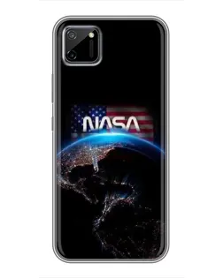 Чохол для Realme C11 з картинкою «Земля з космосу NASA»