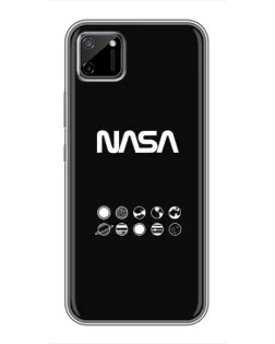 Чохол для Realme C11 з картинкою «NASA — технічний принт»