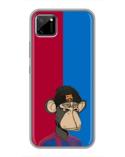Чохол для Realme C11 з картинкою «Bored Ape — фанат Барси»