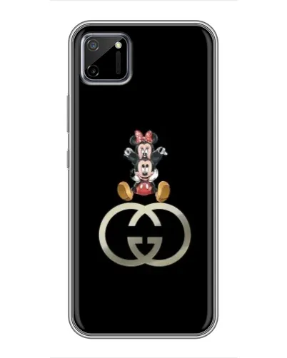Чехол для Realme C11 с картинкой «Минни Маус на лого» Чехол для Realme C11 с картинкой «Минни Маус на лого»