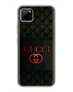 Чехол для Realme C11 с картинкой «Gucci — стеганый черный»