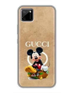 Чехол для Realme C11 с картинкой «Микки Маус Gucci — крафт»