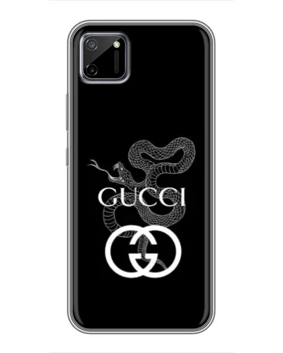 Чехол для Realme C11 с картинкой «Gucci — серебряная змея» Чехол для Realme C11 с картинкой «Gucci — серебряная змея»