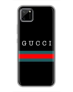 Чехол для Realme C11 с картинкой «Gucci — красный пояс»