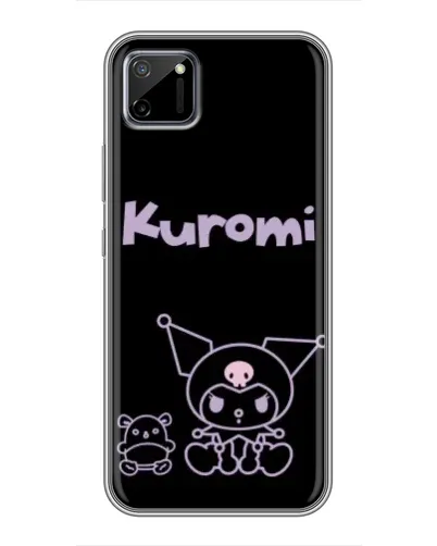 Чехол для Realme C11 с картинкой «Kuromi — черный минимализм» Чехол для Realme C11 с картинкой «Kuromi — черный минимализм»