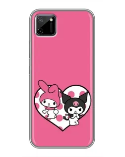 Чохол для Realme C11 з картинкою «Kuromi та My Melody» Чохол для Realme C11 з картинкою «Kuromi та My Melody»