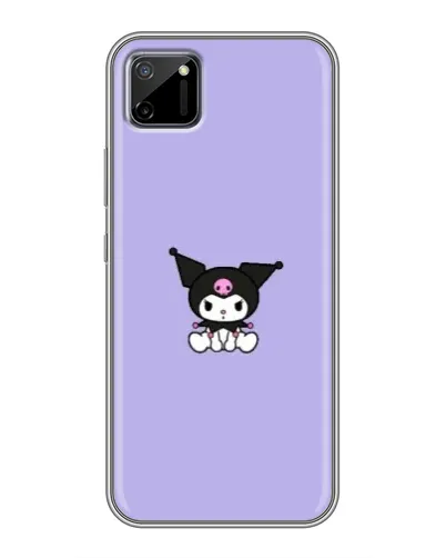 Чехол для Realme C11 с картинкой «Kuromi — фиолетовый минимализм» Чехол для Realme C11 с картинкой «Kuromi — фиолетовый минимализм»