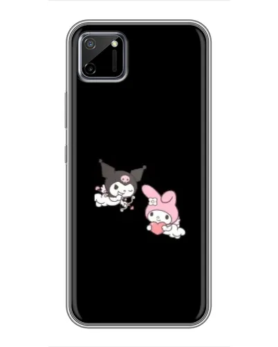 Чехол для Realme C11 с картинкой «My Melody и Kuromi» Чехол для Realme C11 с картинкой «My Melody и Kuromi»