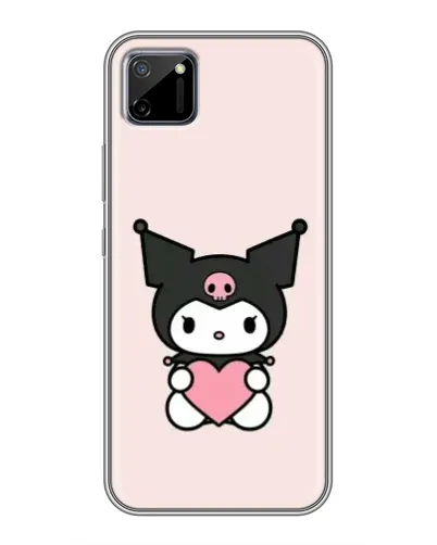 Чехол для Realme C11 с картинкой «Kuromi и сердце» Чехол для Realme C11 с картинкой «Kuromi и сердце»