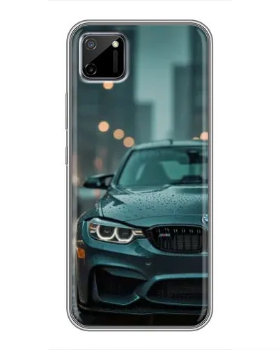 Чехол для Realme C11 с картинкой «BMW в огнях города» Чехол для Realme C11 с картинкой «BMW в огнях города»