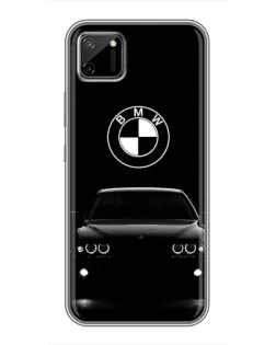 Чехол для Realme C11 с картинкой «BMW — взгляд из темноты»