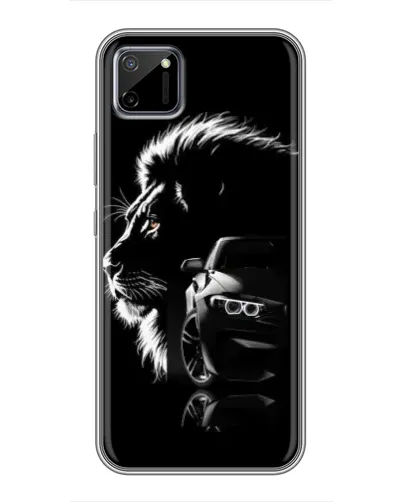 Чехол для Realme C11 с картинкой «BMW и лев» Чехол для Realme C11 с картинкой «BMW и лев»