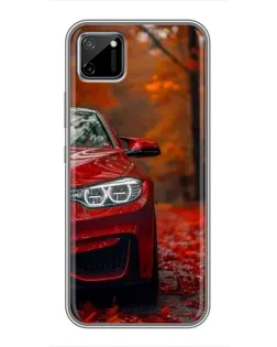 Чехол для Realme C11 с картинкой «Осенняя BMW M4»