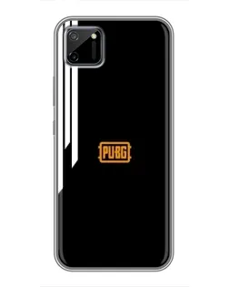 Чехол для Realme C11 с картинкой «PUBG — вертикальные линии»