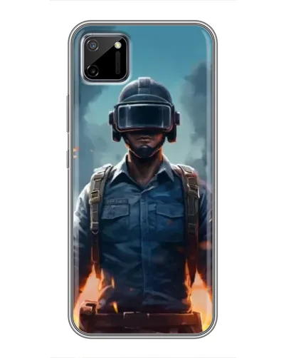 Чехол для Realme C11 с картинкой «PUBG — реалистичный герой» Чехол для Realme C11 с картинкой «PUBG — реалистичный герой»