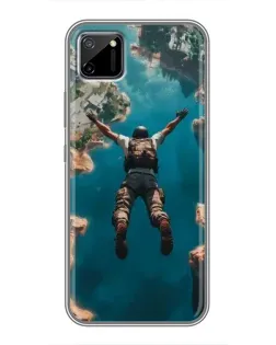 Чехол для Realme C11 с картинкой «PUBG — свободное падение»