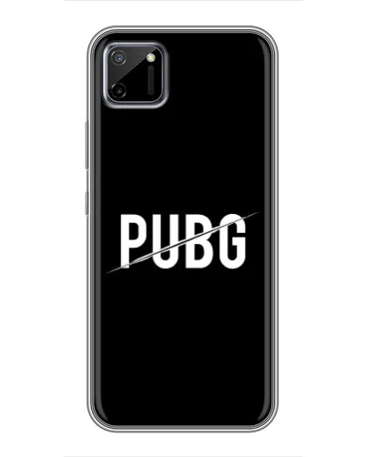 Чехол для Realme C11 с картинкой «PUBG — белый логотип» Чехол для Realme C11 с картинкой «PUBG — белый логотип»
