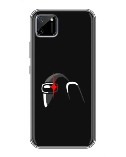 Чехол для Realme C11 с картинкой «Among Us шлем» Чехол для Realme C11 с картинкой «Among Us шлем»