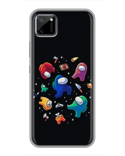 Чехол для Realme C11 с картинкой «Among Us космос» Чехол для Realme C11 с картинкой «Among Us космос»