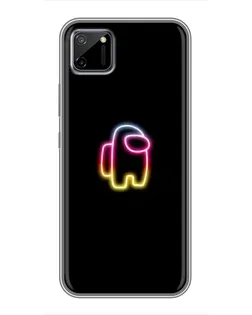 Чехол для Realme C11 с картинкой «Among Us градиент»