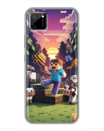 Чохол для Realme C11 з картинкою «Стів на фермі» Чохол для Realme C11 з картинкою «Стів на фермі»