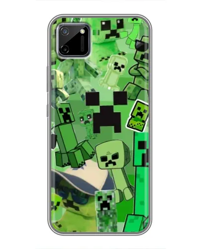 Чохол для Realme C11 з картинкою «Кріпери Minecraft» Чохол для Realme C11 з картинкою «Кріпери Minecraft»