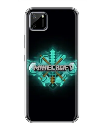Чохол для Realme C11 з картинкою «Minecraft Diamond лого» Чохол для Realme C11 з картинкою «Minecraft Diamond лого»