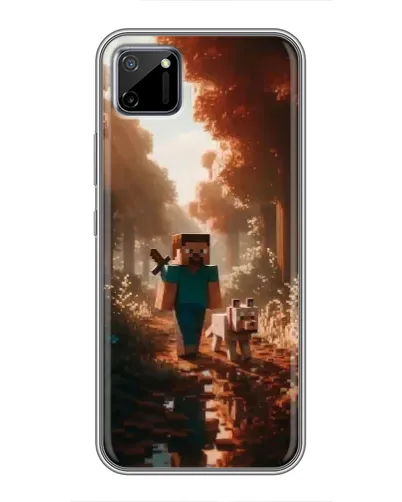 Чохол для Realme C11 з картинкою «Стів у лісі» Чохол для Realme C11 з картинкою «Стів у лісі»