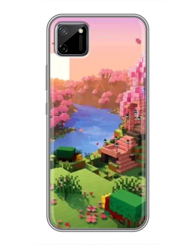 Чохол для Realme C11 з картинкою «Рожеве дерево Minecraft» Чохол для Realme C11 з картинкою «Рожеве дерево Minecraft»