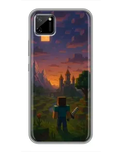Чохол для Realme C11 з картинкою «Стів біля вежі»