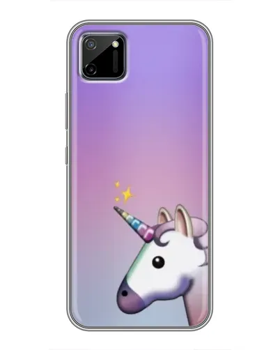 Чехол для Realme C11 с картинкой «Единорог градиент» Чехол для Realme C11 с картинкой «Единорог градиент»