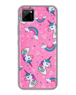 Чехол для Realme C11 с картинкой «Unicorn паттерн розовый» Чехол для Realme C11 с картинкой «Unicorn паттерн розовый»