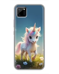 Чехол для Realme C11 с картинкой «Единорог на поляне» Чехол для Realme C11 с картинкой «Единорог на поляне»
