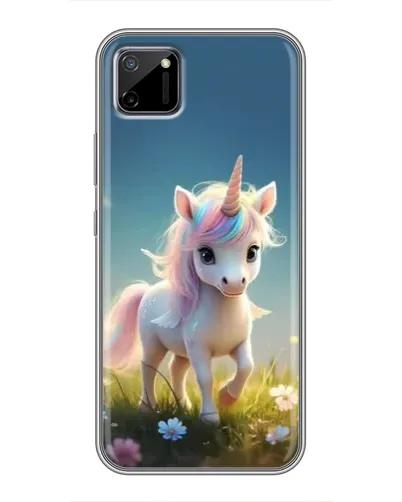 Чехол для Realme C11 с картинкой «Единорог на поляне» Чехол для Realme C11 с картинкой «Единорог на поляне»