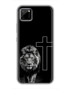 Чохол для Realme C11 з картинкою «Лев та Хрест» Чохол для Realme C11 з картинкою «Лев та Хрест»