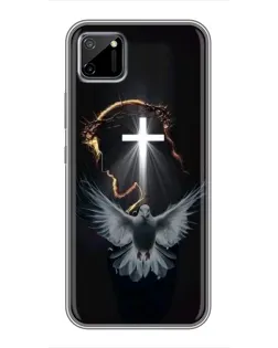 Чохол для Realme C11 з картинкою «Голуб та Світло»