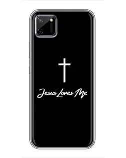 Чохол для Realme C11 з картинкою «Ісус любить тебе»