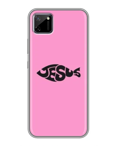 Чохол для Realme C11 з картинкою «Рожевий символ Jesus» Чохол для Realme C11 з картинкою «Рожевий символ Jesus»