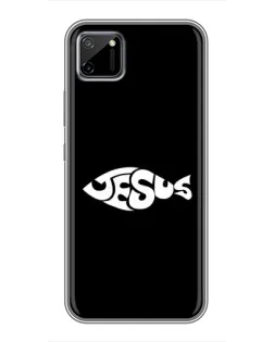Чехол для Realme C11 с картинкой «Рыба Jesus»