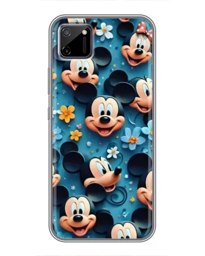 Чехол для Realme C11 с картинкой «Паттерн Микки и Минни» Чехол для Realme C11 с картинкой «Паттерн Микки и Минни»