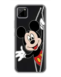 Чехол для Realme C11 с картинкой «Микки раздвигает стены»
