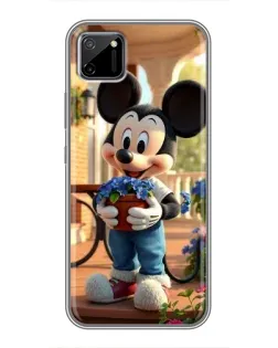 Чехол для Realme C11 с картинкой «Микки садовод»