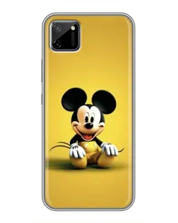 Чехол для Realme C11 с картинкой «Микки на желтом»