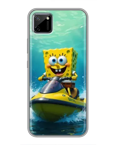 Чехол для Realme C11 с картинкой «Спанч Боб на гидроцикле» Чехол для Realme C11 с картинкой «Спанч Боб на гидроцикле»