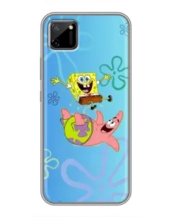 Чехол для Realme C11 с картинкой «Спанч Боб и Патрик»
